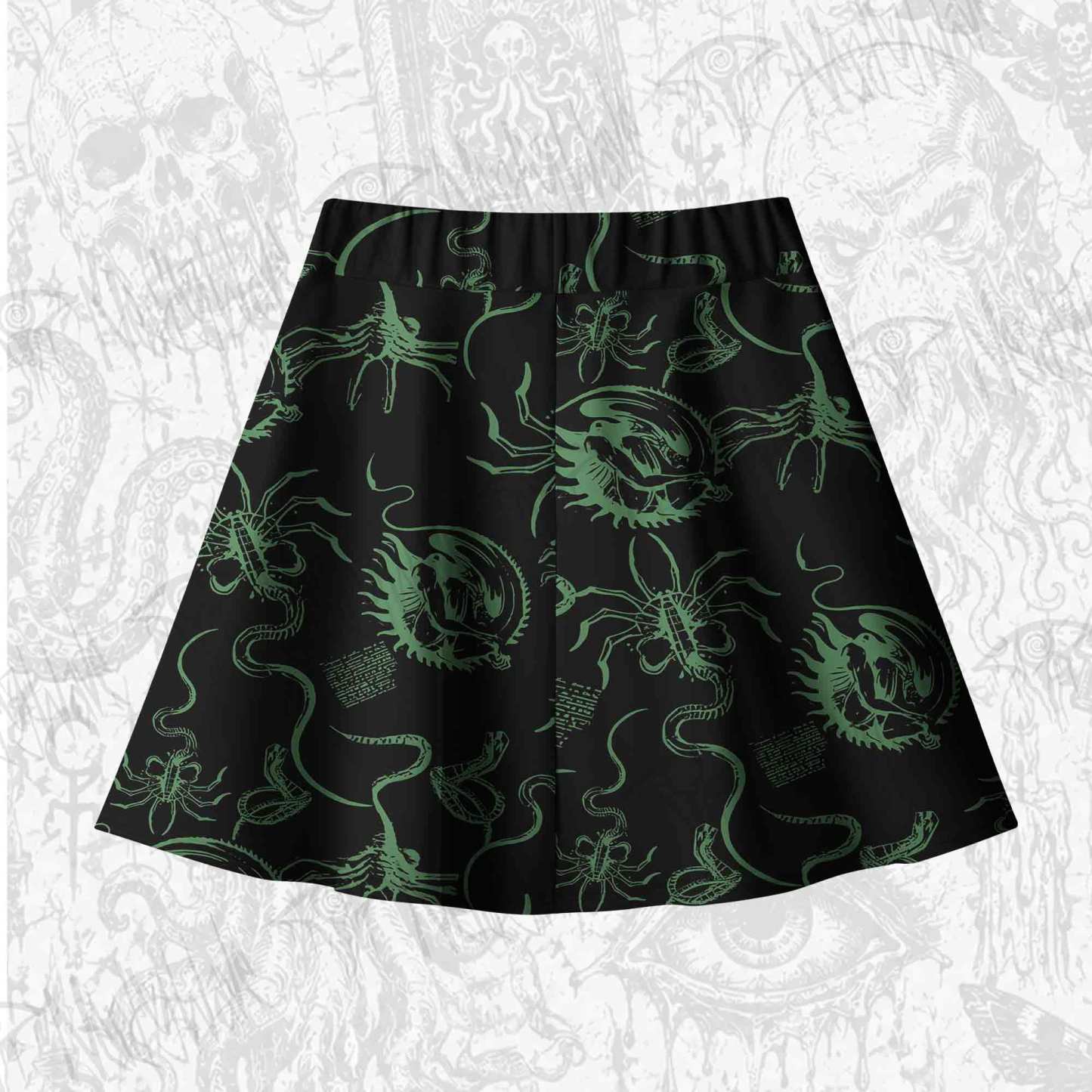 Alien Delivery Guy Skater Skirts