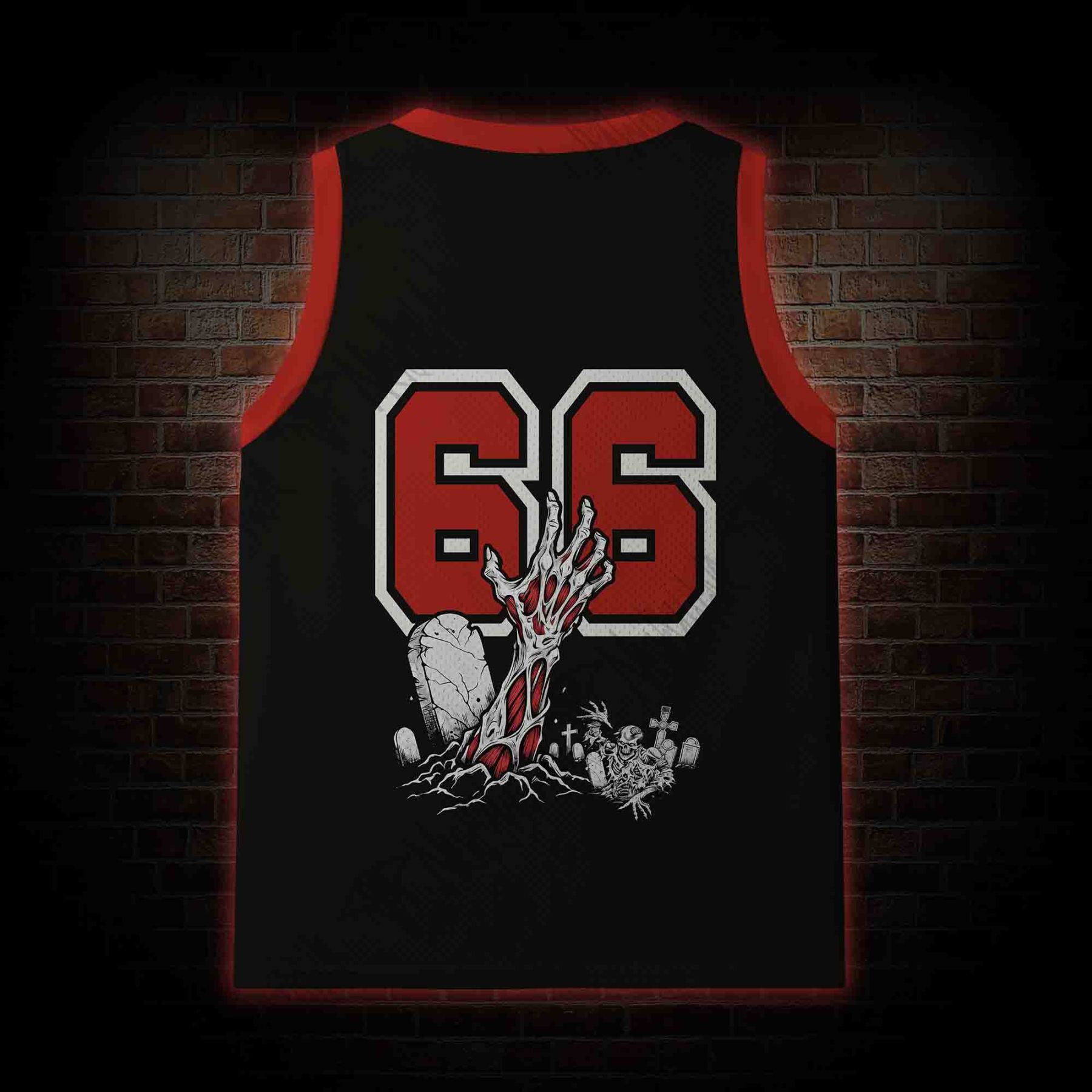 Graveyard Mesh Jersey Tank Top
