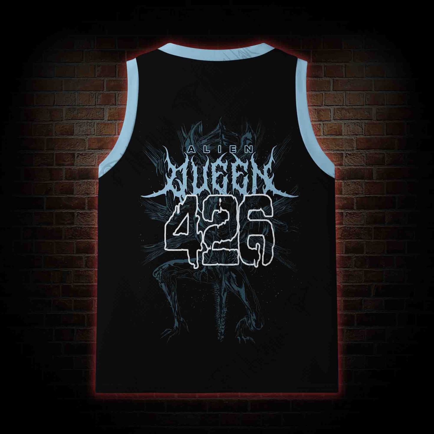Queen & Alien Mesh Jersey Tank Top