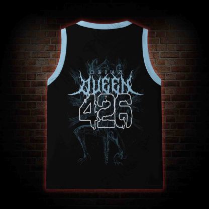 Queen & Alien Mesh Jersey Tank Top