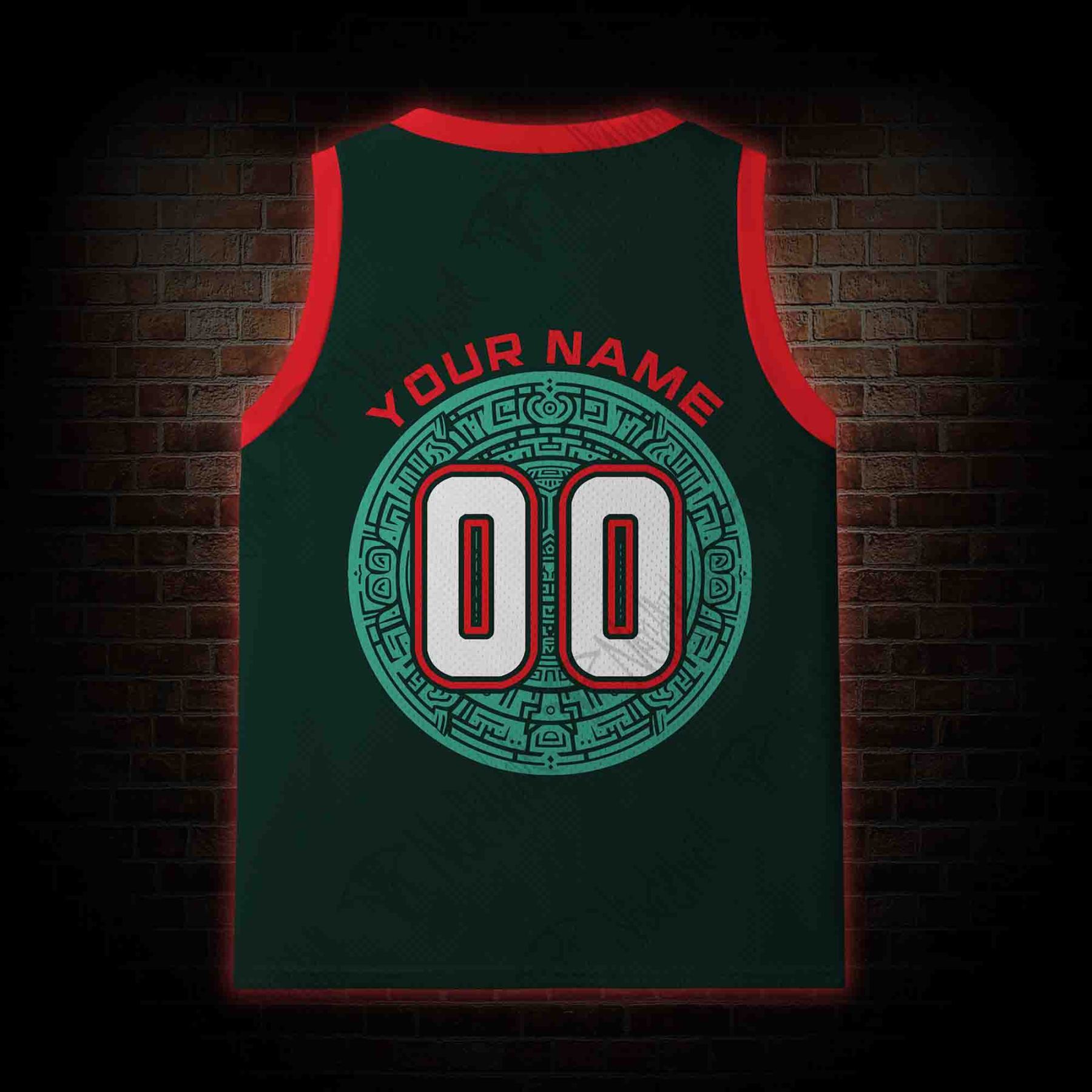 Personalized Bald Eagle Football Mesh Jersey Tank Top