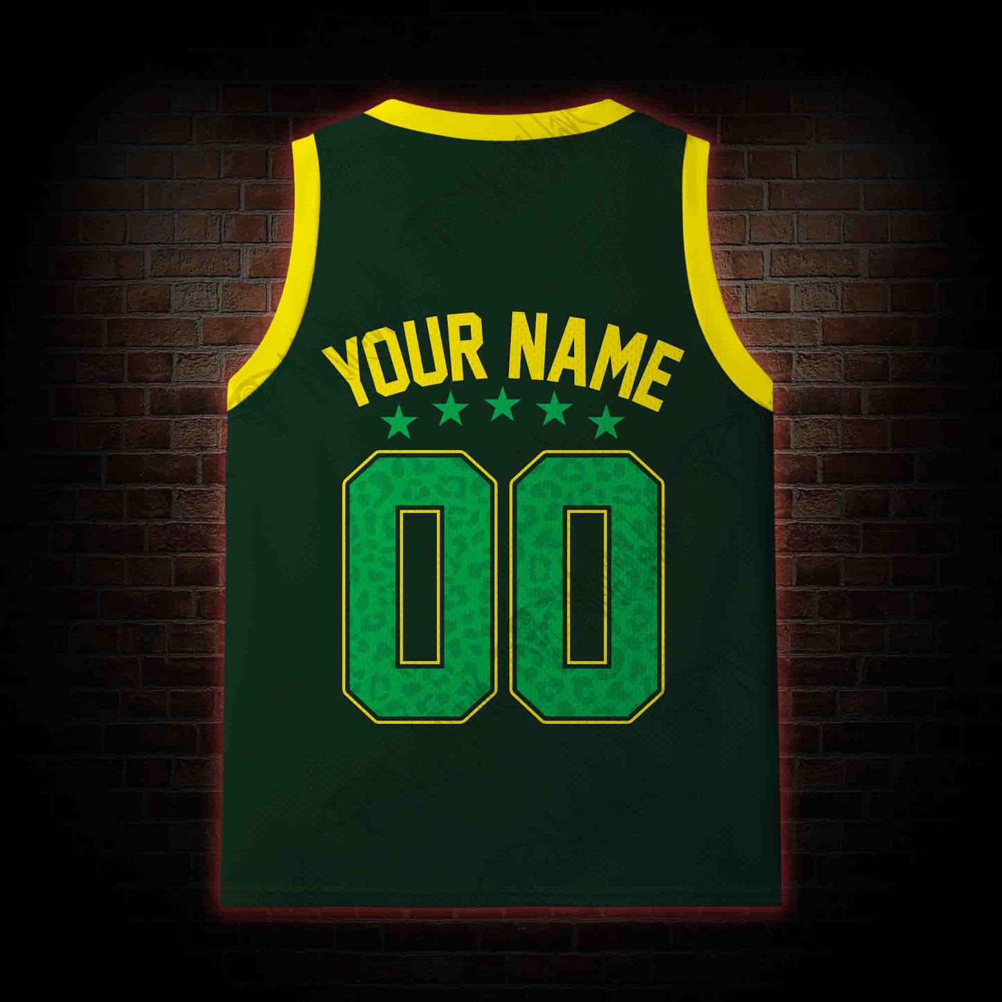 Personalized Bald Eagle Football Mesh Jersey Tank Top