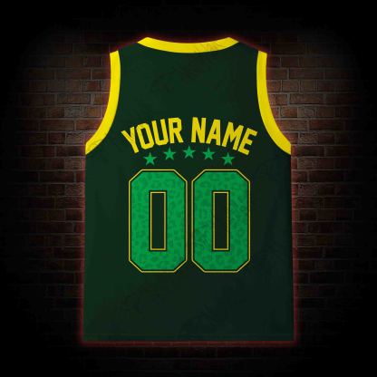 Personalized Bald Eagle Football Mesh Jersey Tank Top