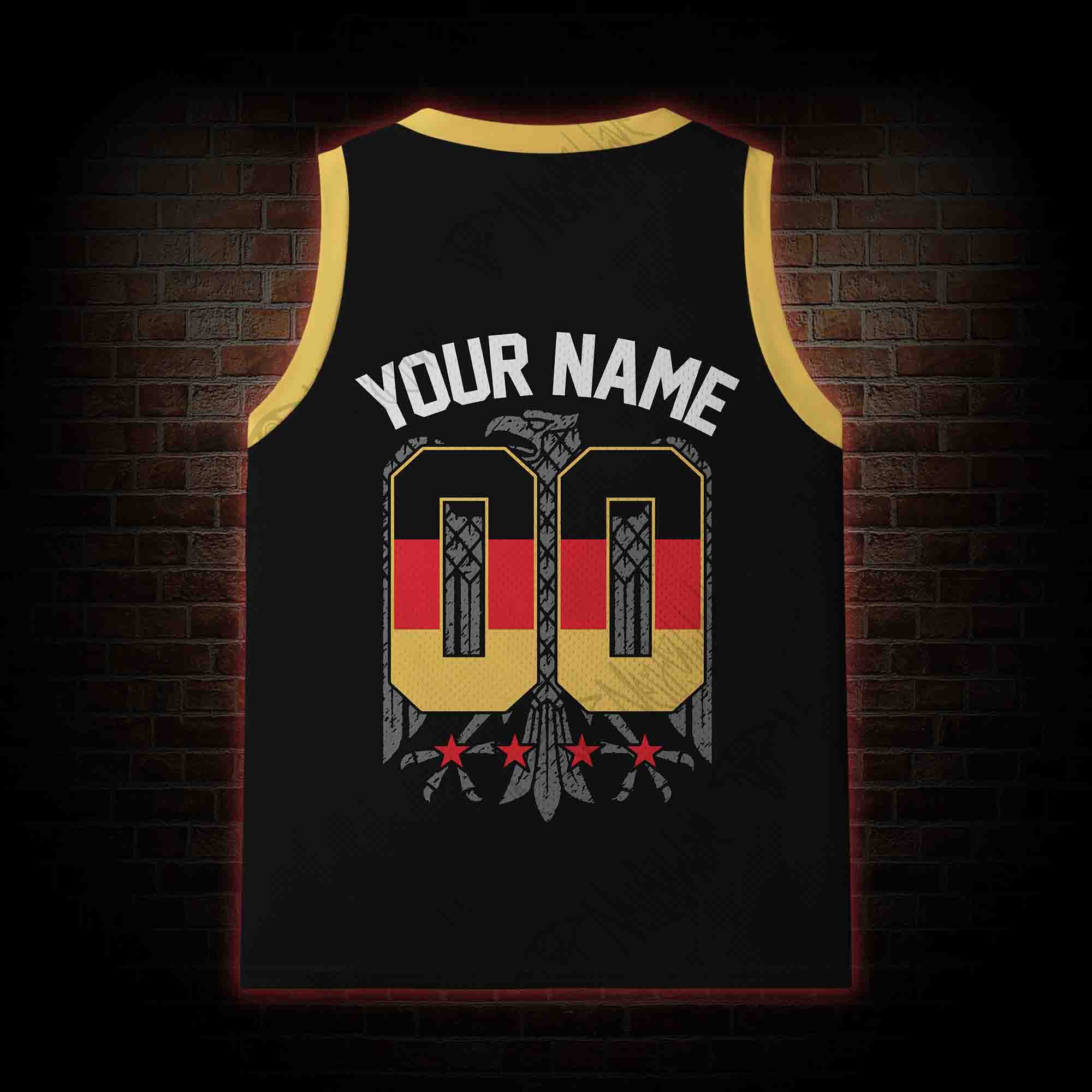 [Copy]Personalized Bald Eagle Football Mesh Jersey Tank Top