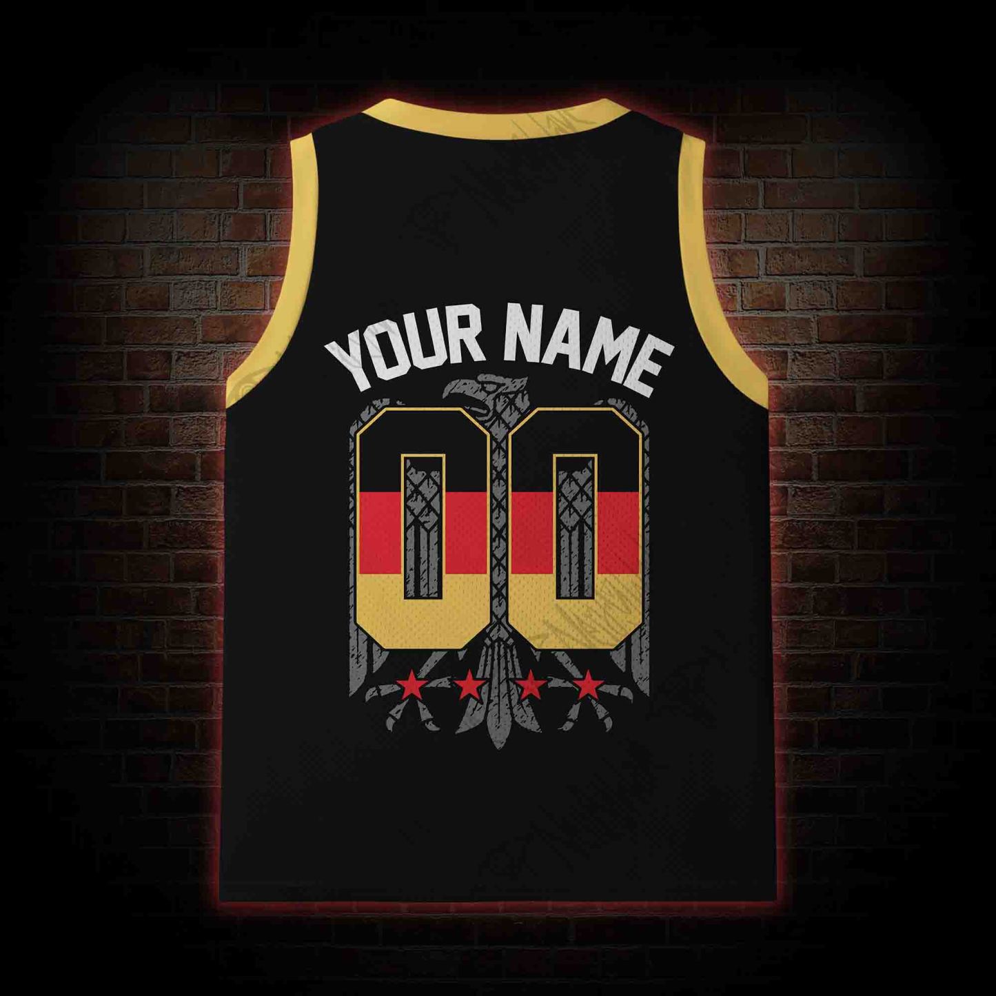 [Copy]Personalized Bald Eagle Football Mesh Jersey Tank Top