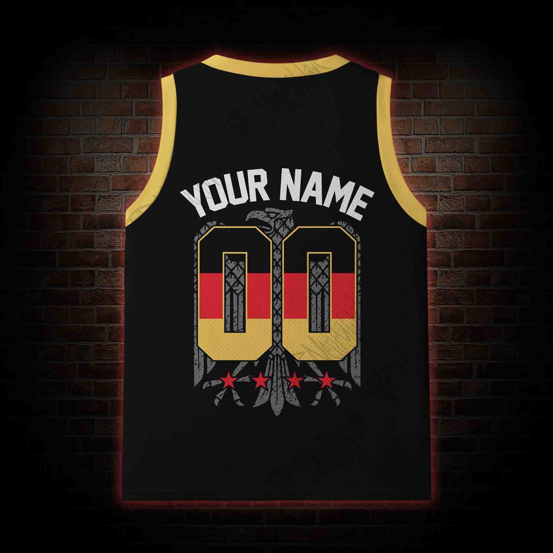 [Copy]Personalized Bald Eagle Football Mesh Jersey Tank Top