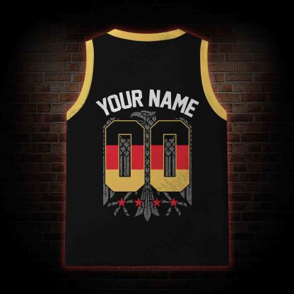 [Copy]Personalized Bald Eagle Football Mesh Jersey Tank Top
