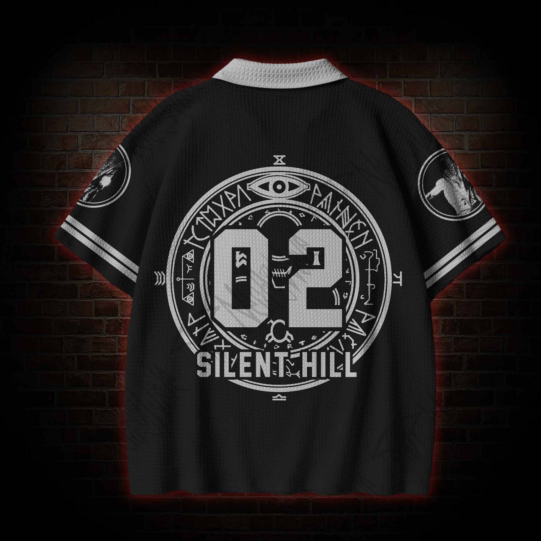 The Silent is Broken Crochet Knit Polo Shirt
