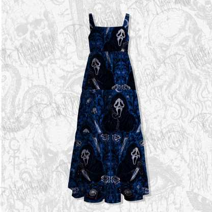 Don't Open the Door Wide Straps Maxi Dress