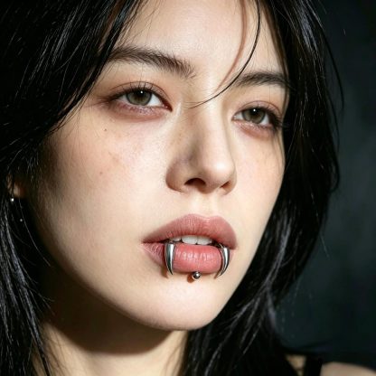 Demonic Fang Nose Piercing
