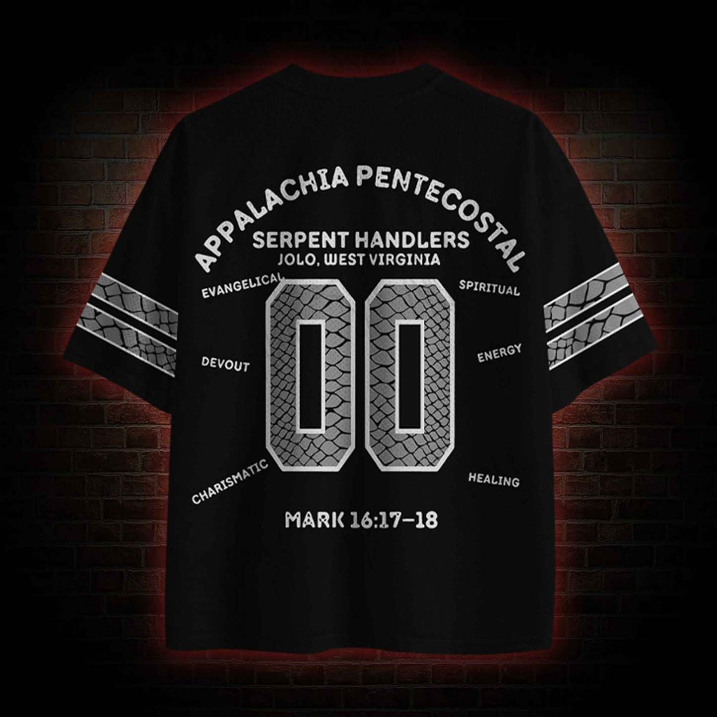 They Shall Take Up Serpents Mesh Jersey