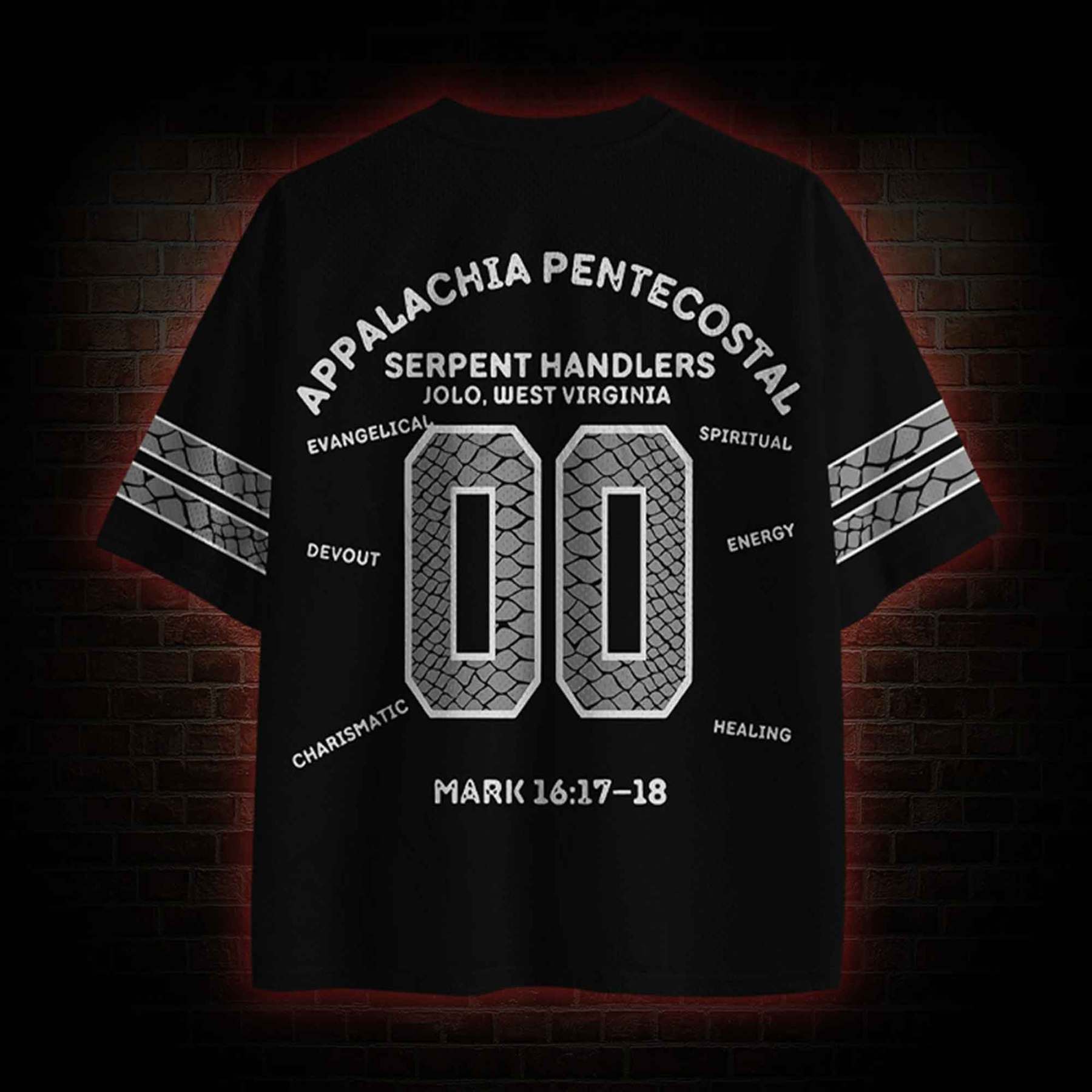 They Shall Take Up Serpents Mesh Jersey