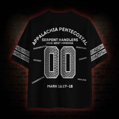 They Shall Take Up Serpents Mesh Jersey