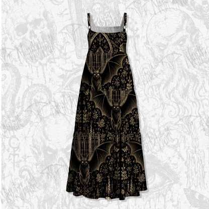 The Bat Wide Straps Maxi Dress