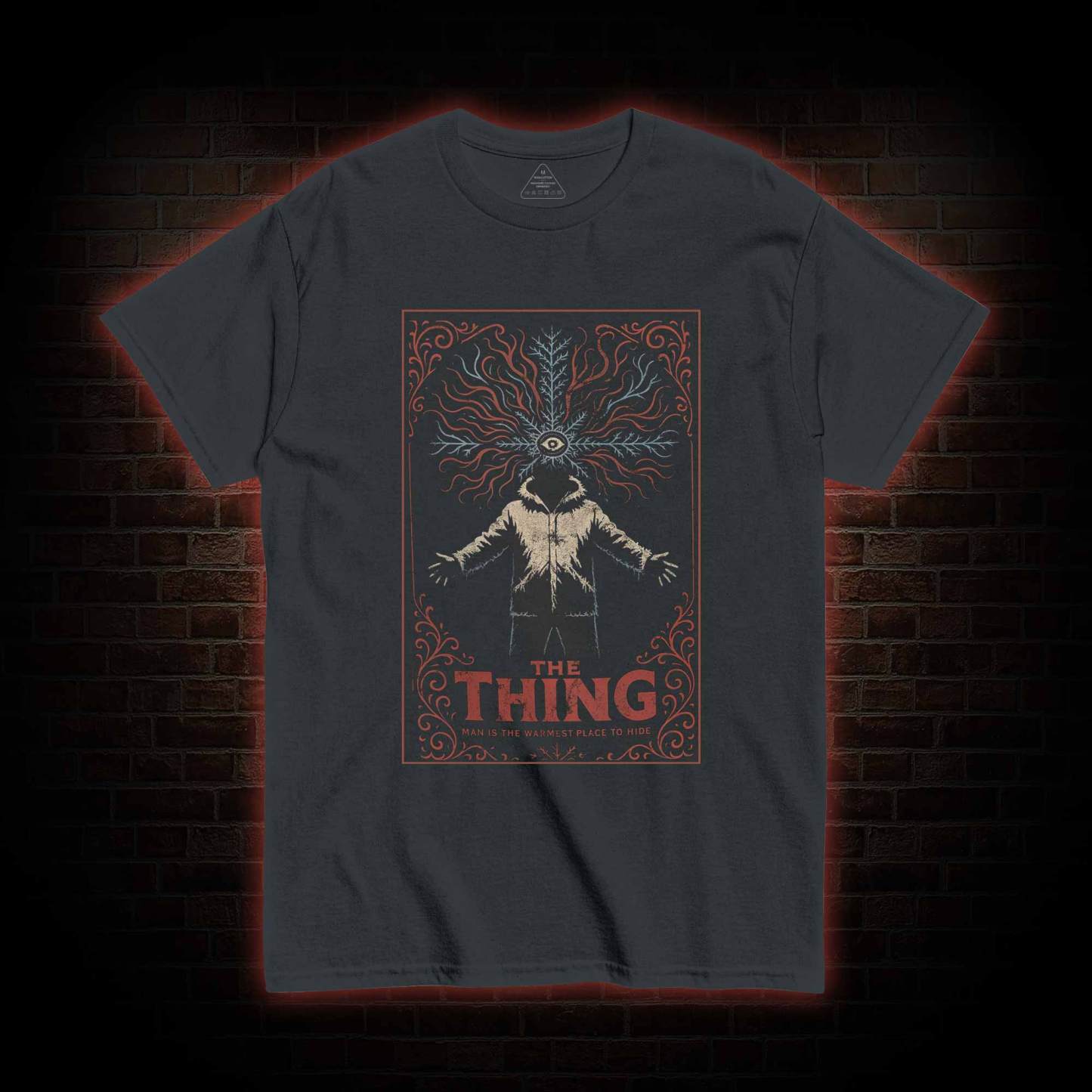 Man is the Warmest Place to Hide T-shirt