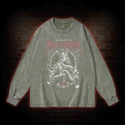 True Horror Washed Long-Sleeve T-shirt