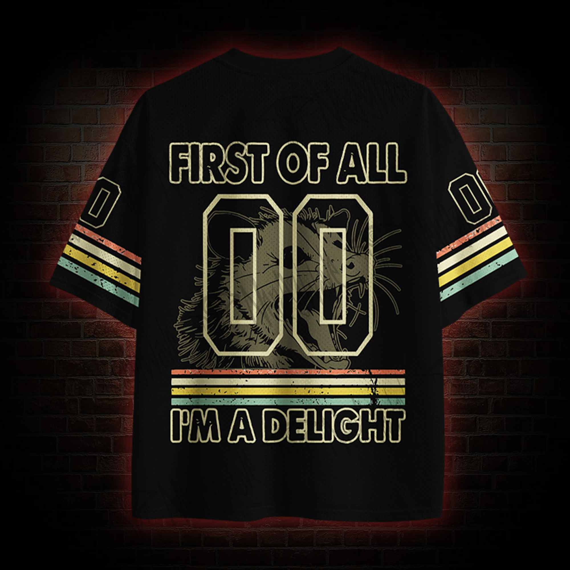First of All I'm a Delight Mesh Jersey