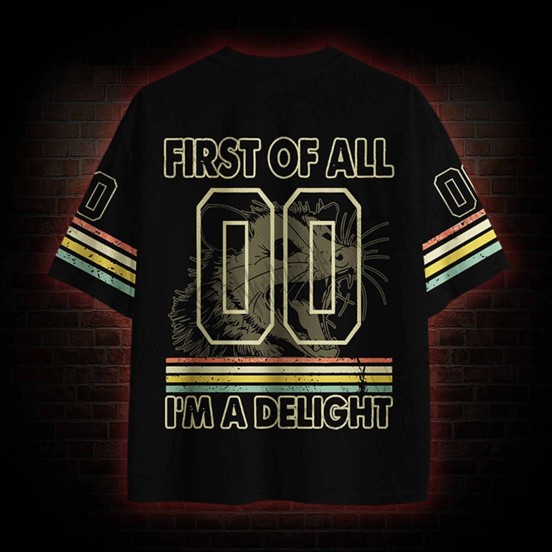 First of All I'm a Delight Mesh Jersey