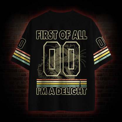 First of All I'm a Delight Mesh Jersey