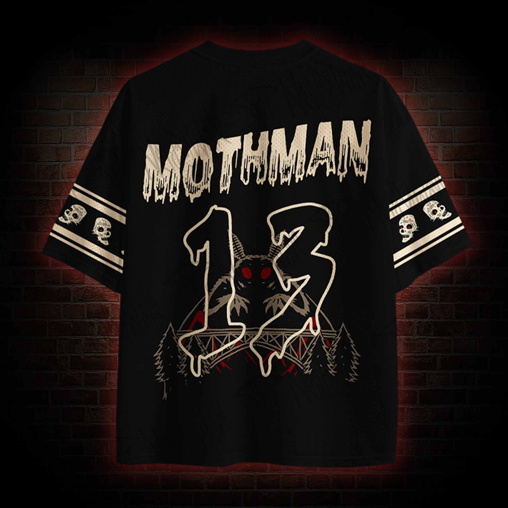 Terror From The Skies Mothman Mesh Jersey