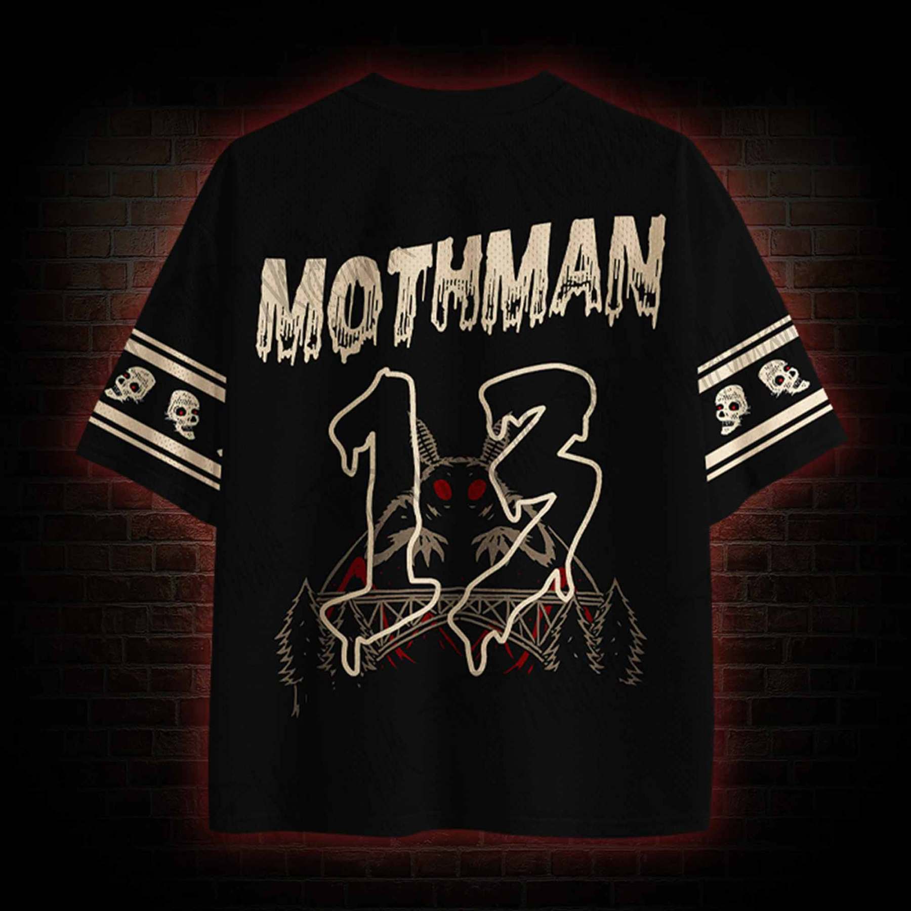 Terror From The Skies Mothman Mesh Jersey