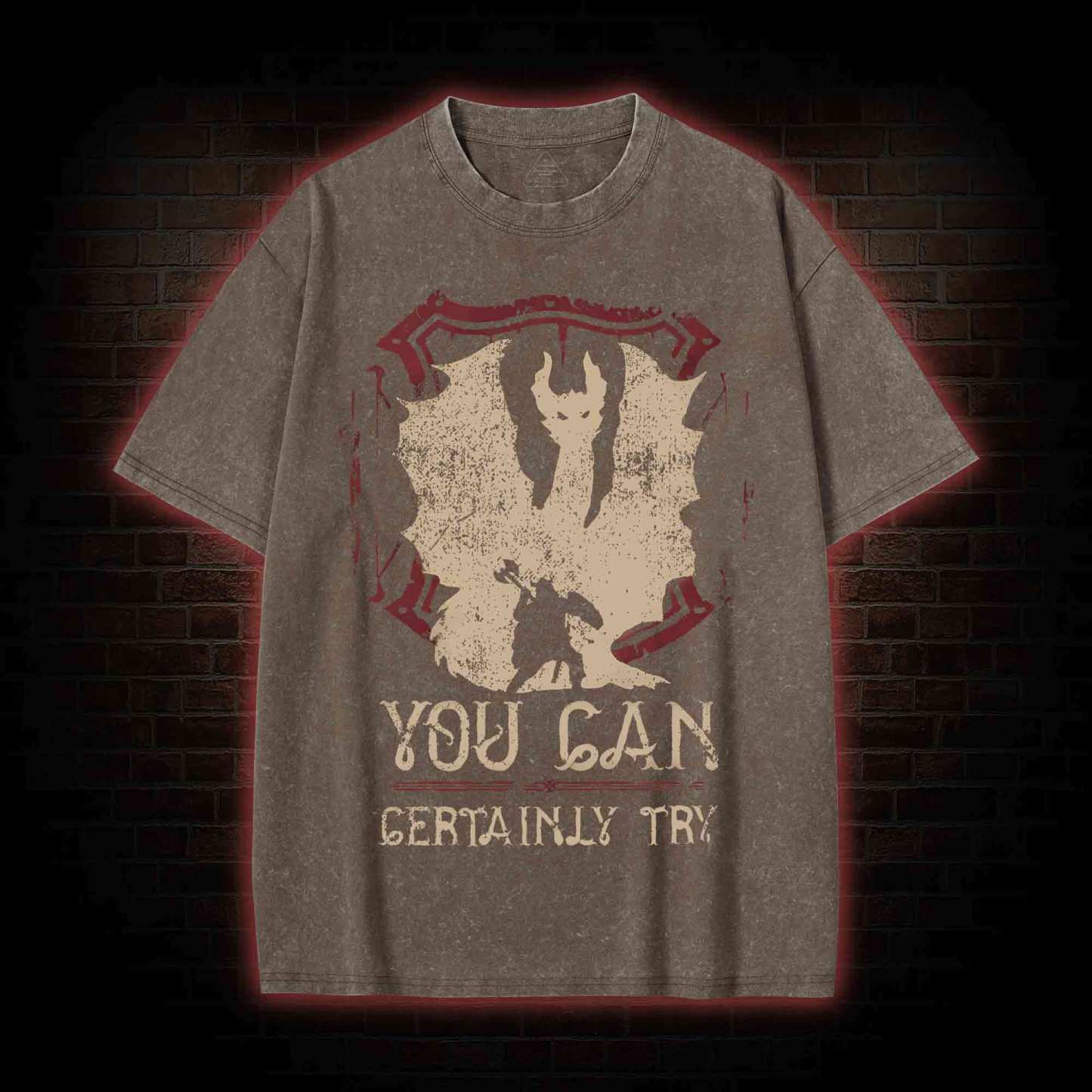 You Can Certainly Try Washed T-shirt