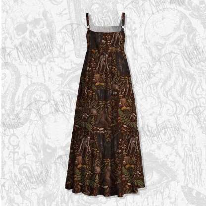 Folklore Cryptids Wide Straps Maxi Dress