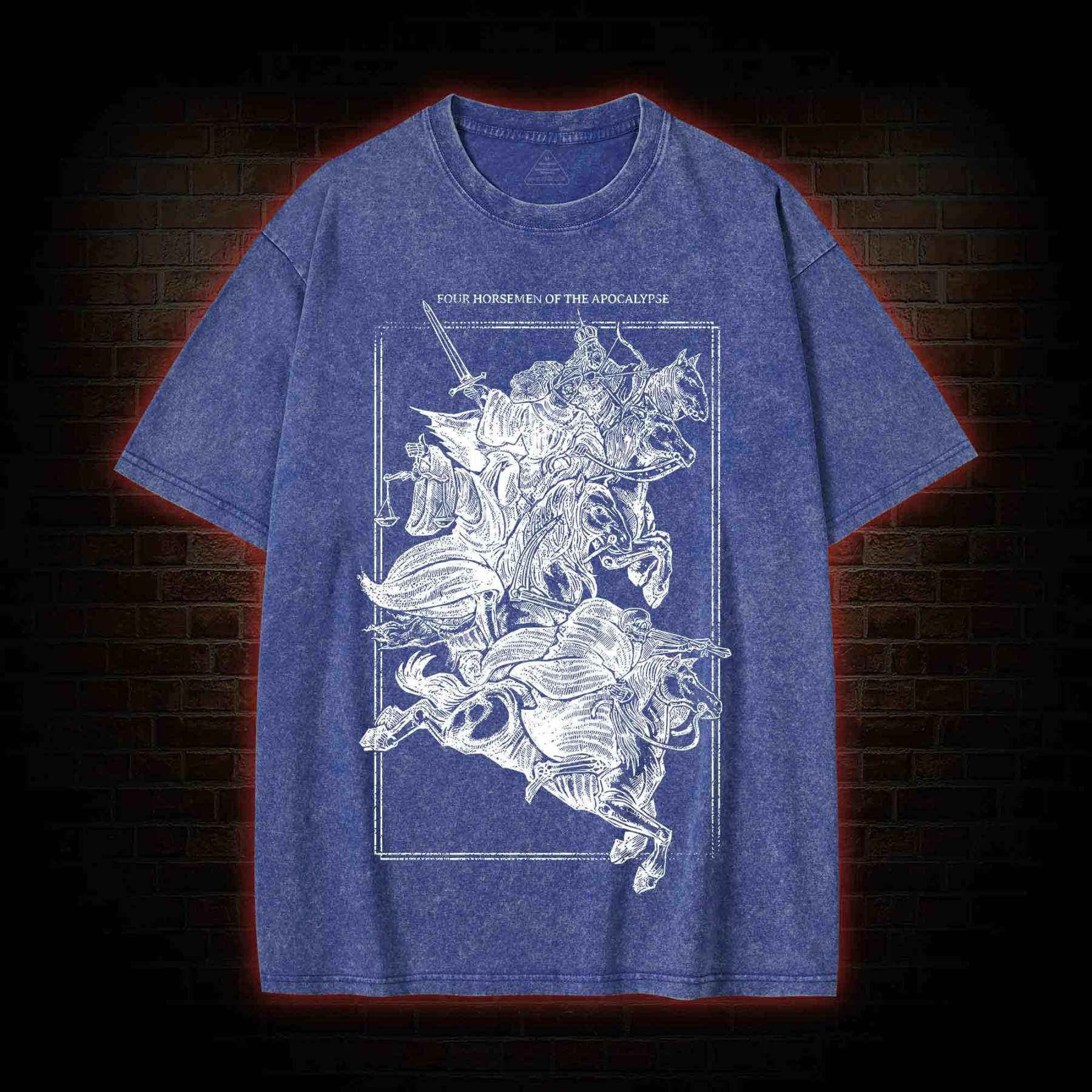 The Knight of the Apocalypse Washed T-shirt