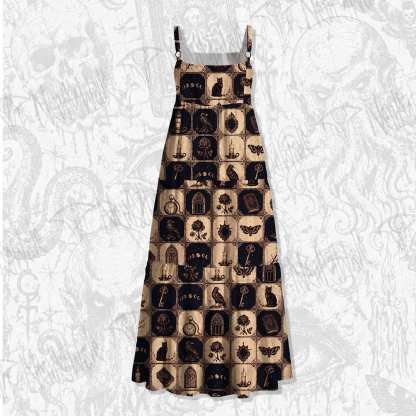 Witch's Cabinet Wide Straps Maxi Dress
