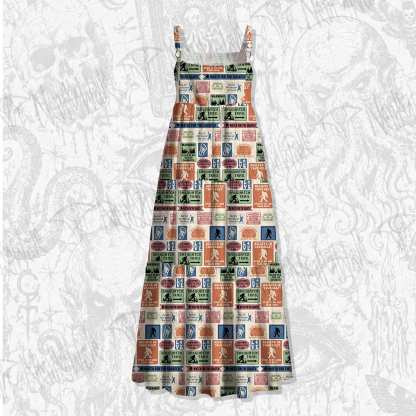 Sasquatch Trail Wide Straps Maxi Dress