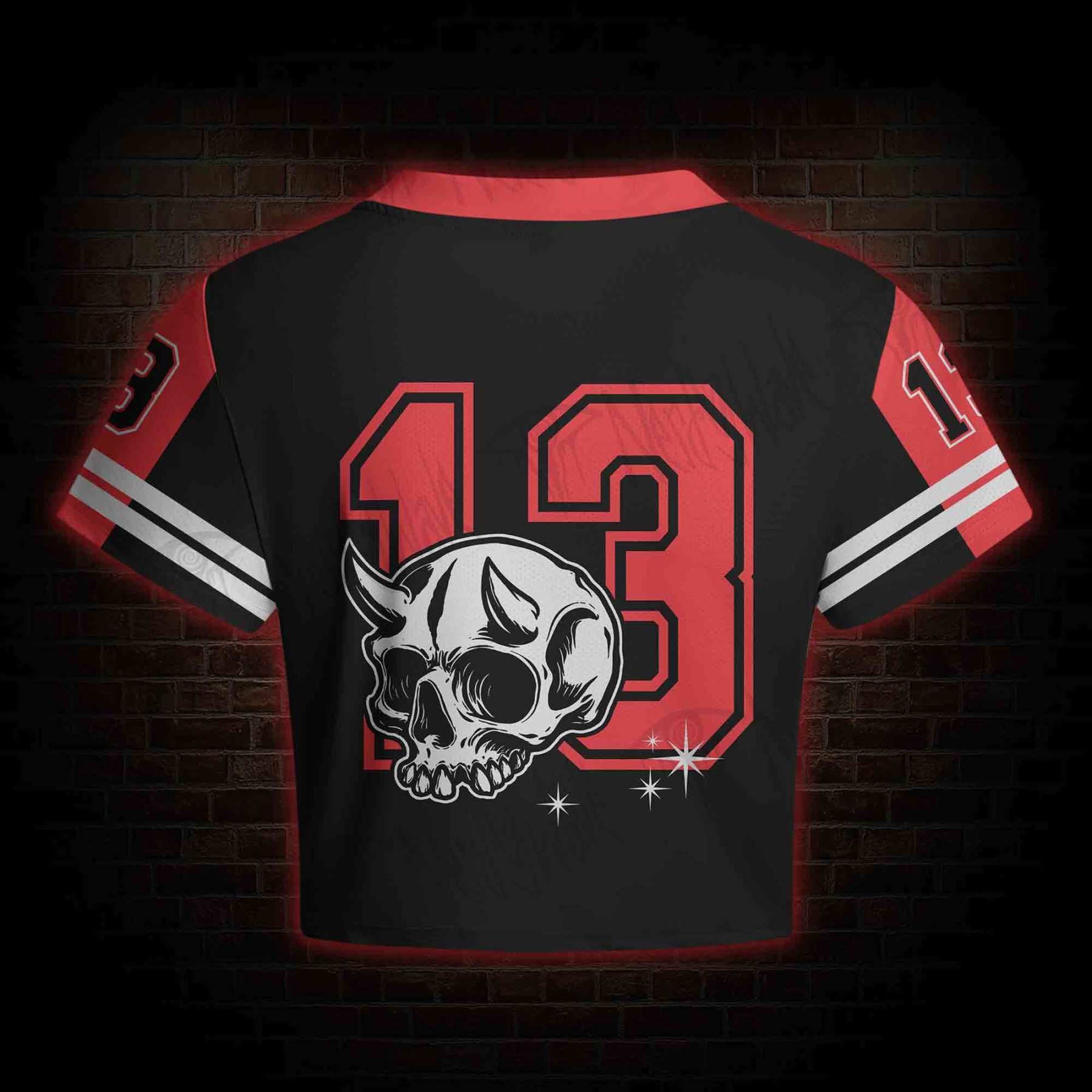The Devil Herself Women's Cropped Mesh Jersey
