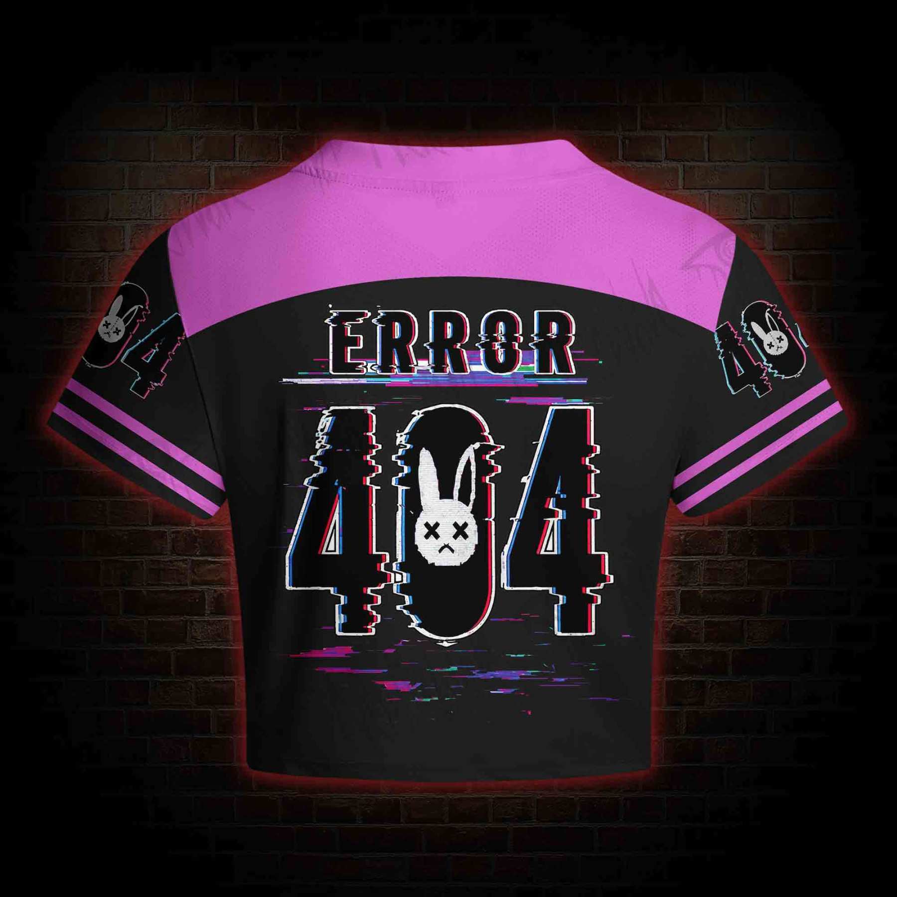 Error 404 Women's Cropped Mesh Jersey