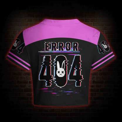 Error 404 Women's Cropped Mesh Jersey