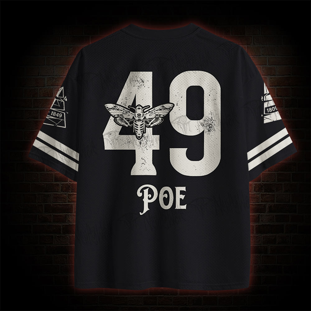 Gothic Crow Death's Head Moth Mesh Jersey