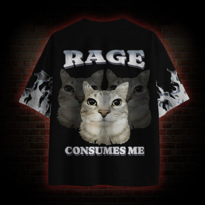 Rage Consumes Me Cat Mesh Jersey
