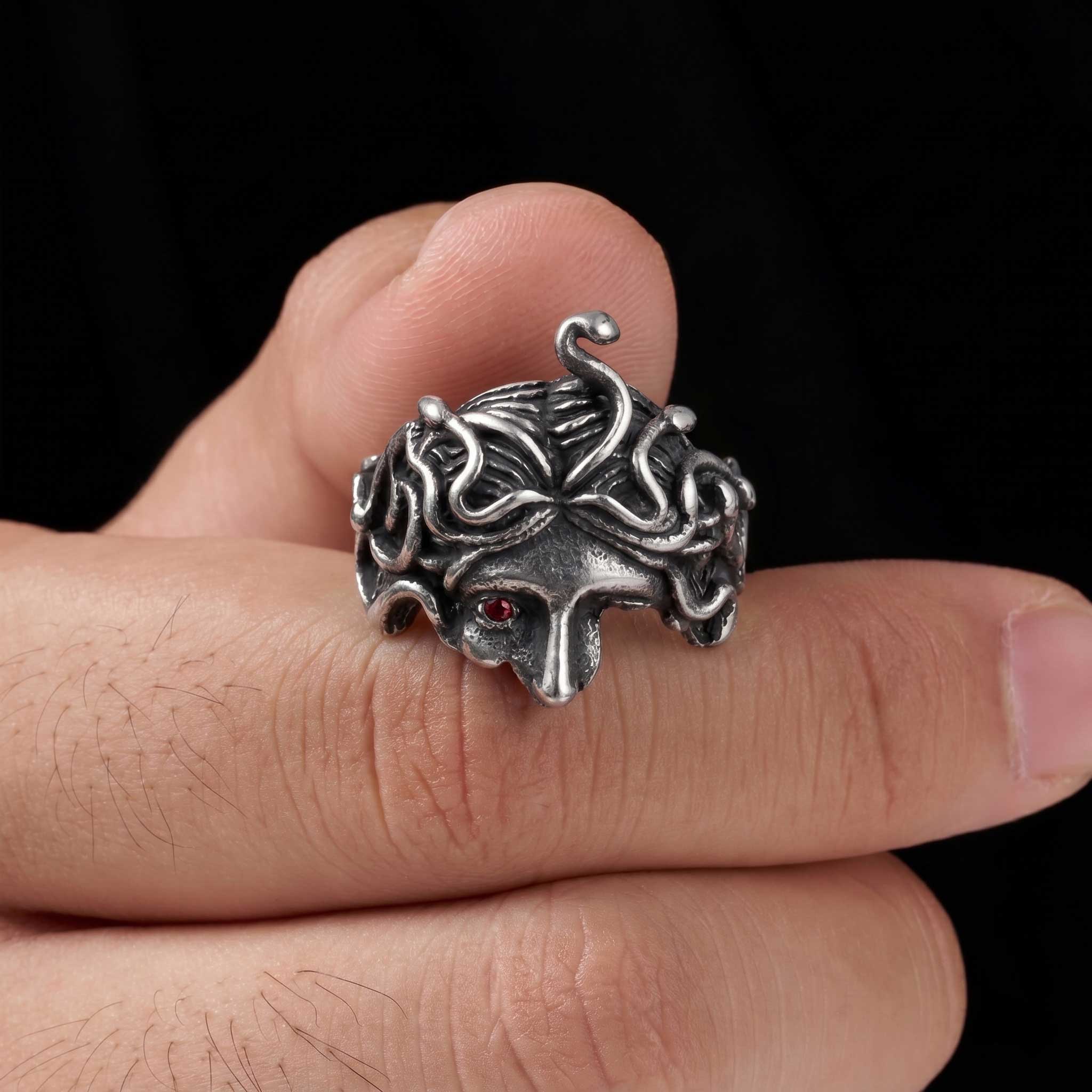 Gothic Medusa Ring