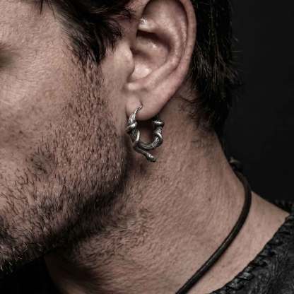 Twisted Snake Earring
