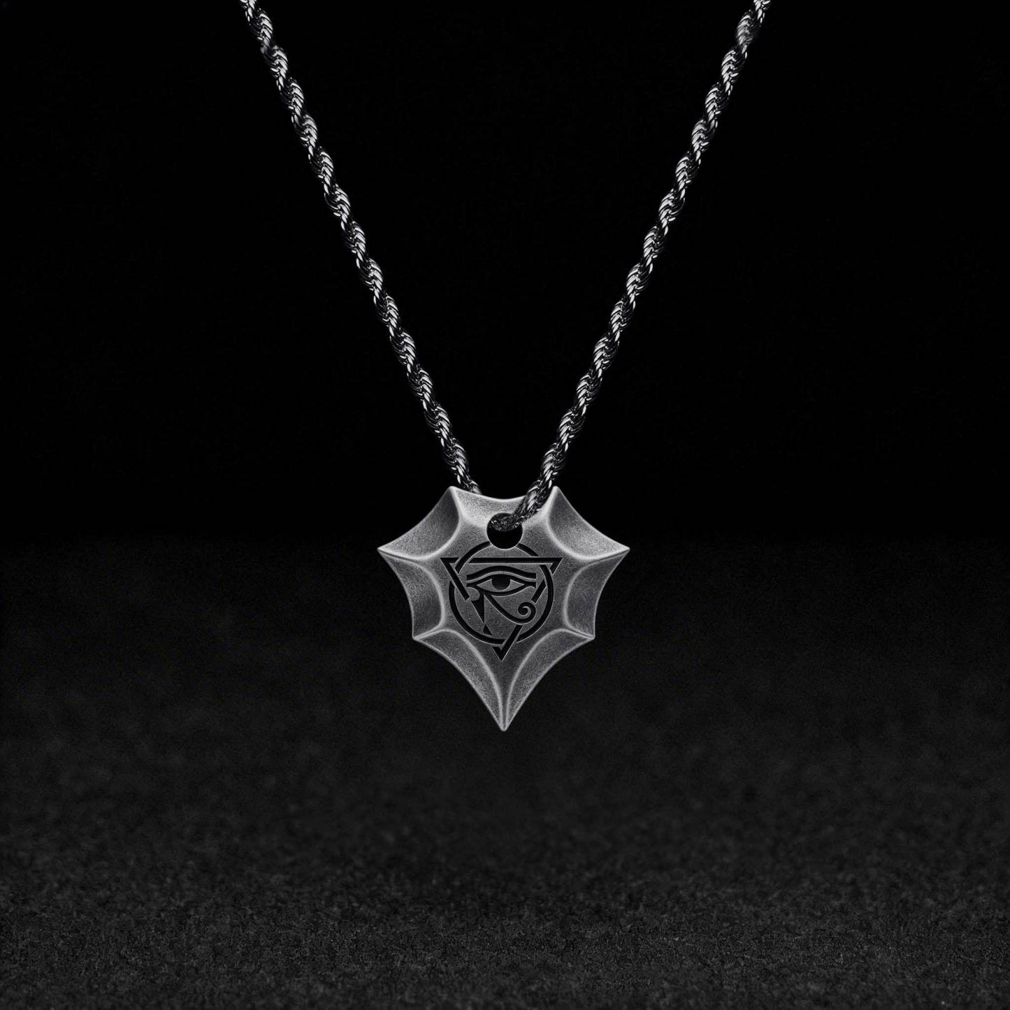 Spiked Shield Necklace