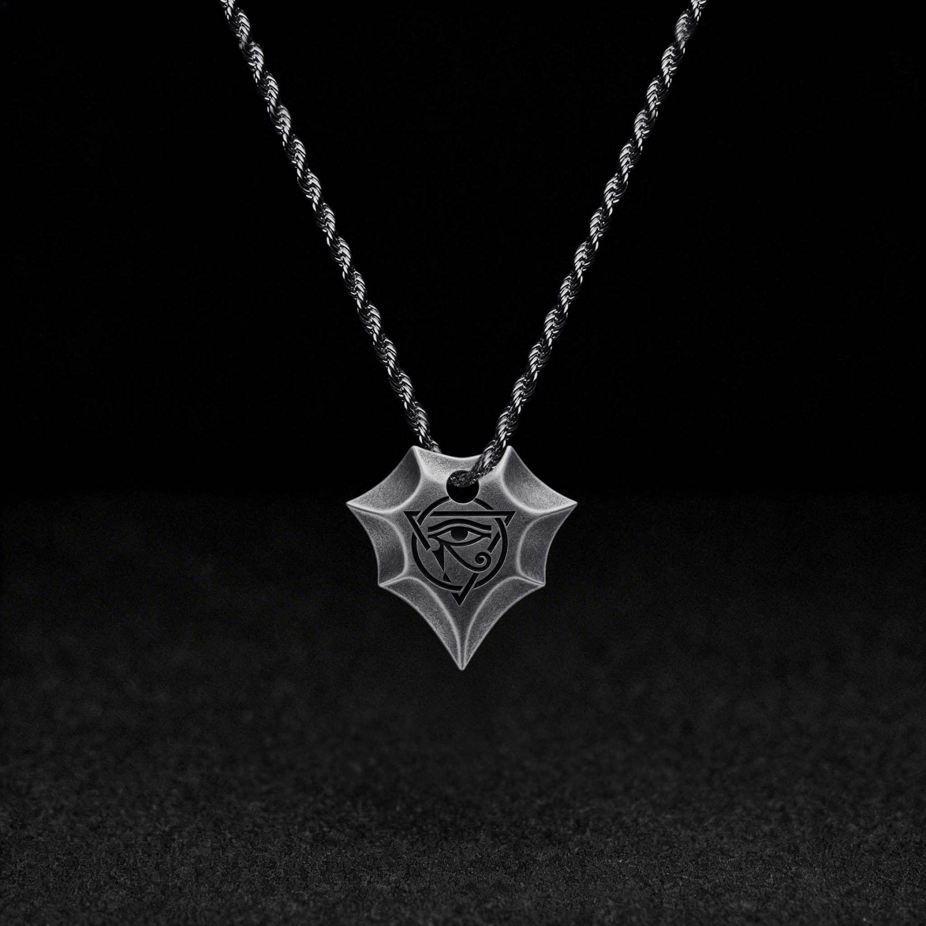 Spiked Shield Necklace