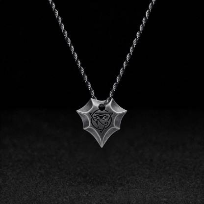 Spiked Shield Necklace