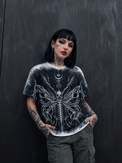 Grunge Thorn Serpent Eco Graphic T-shirt
