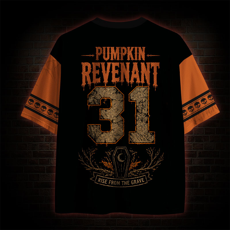 Halloween Will Never Die Pumpkin Mesh Jersey