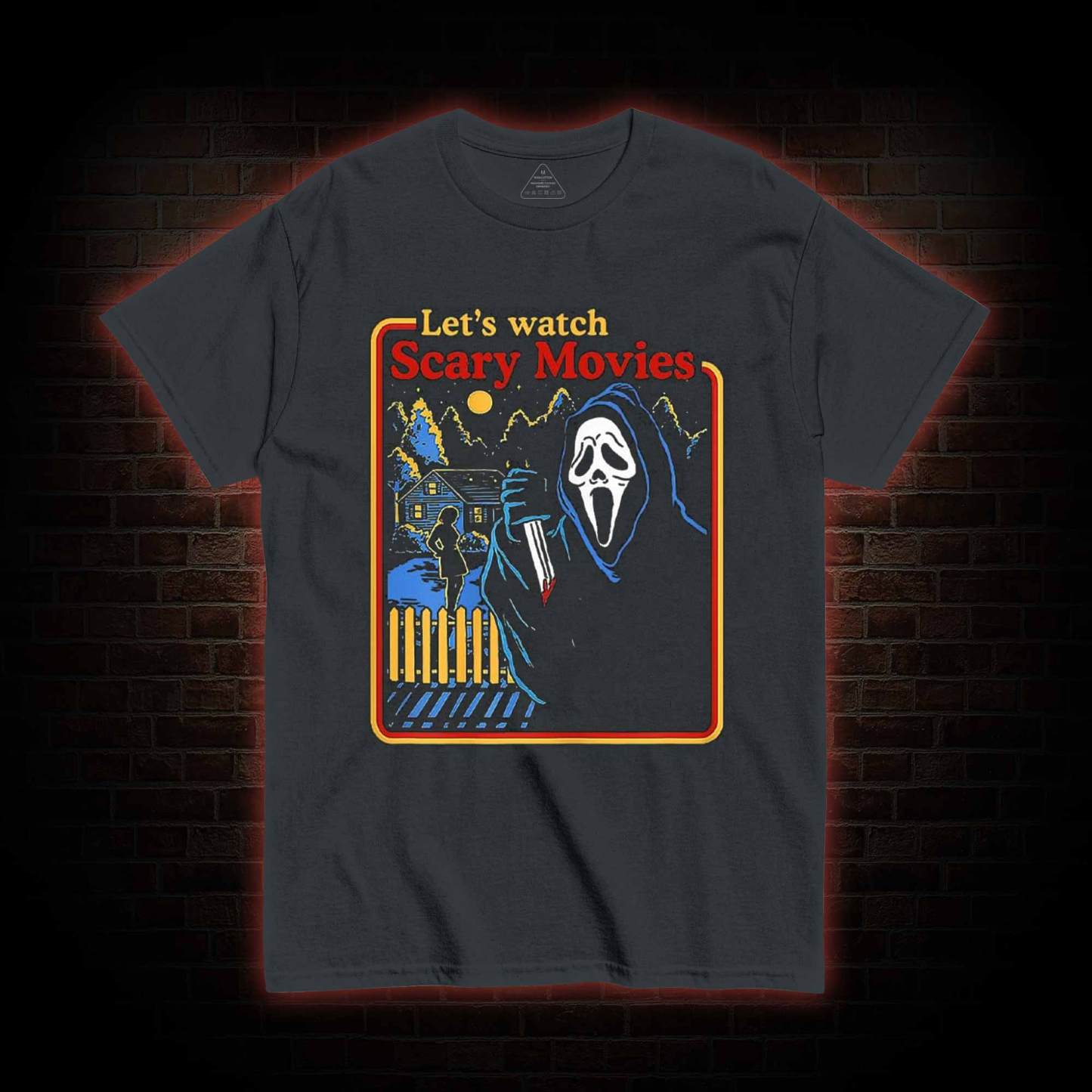 Let's Watch Scary Movies T-shirt