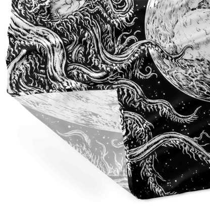Baphomet Occult Square Scarf