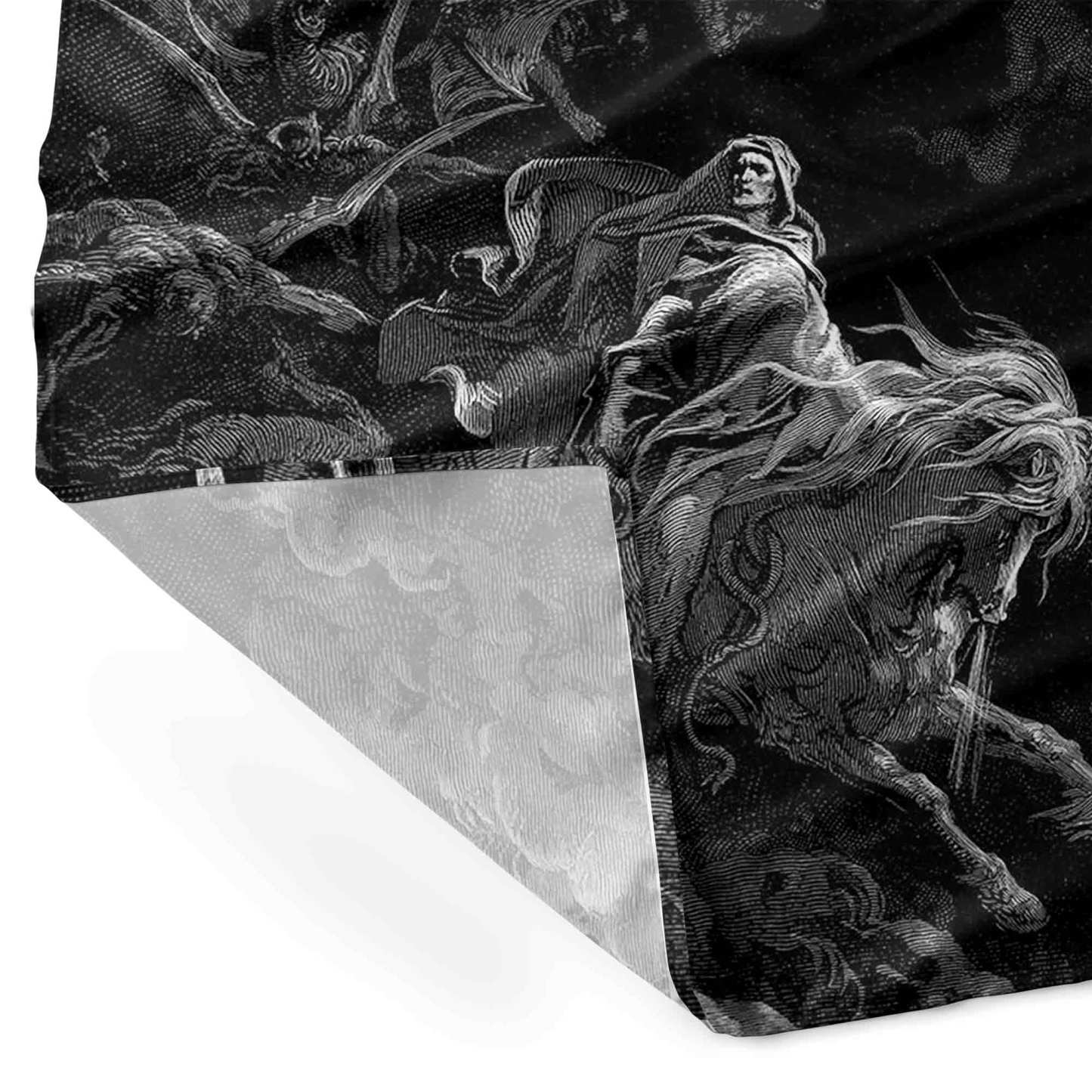Death on the Pale Horse Square Scarf