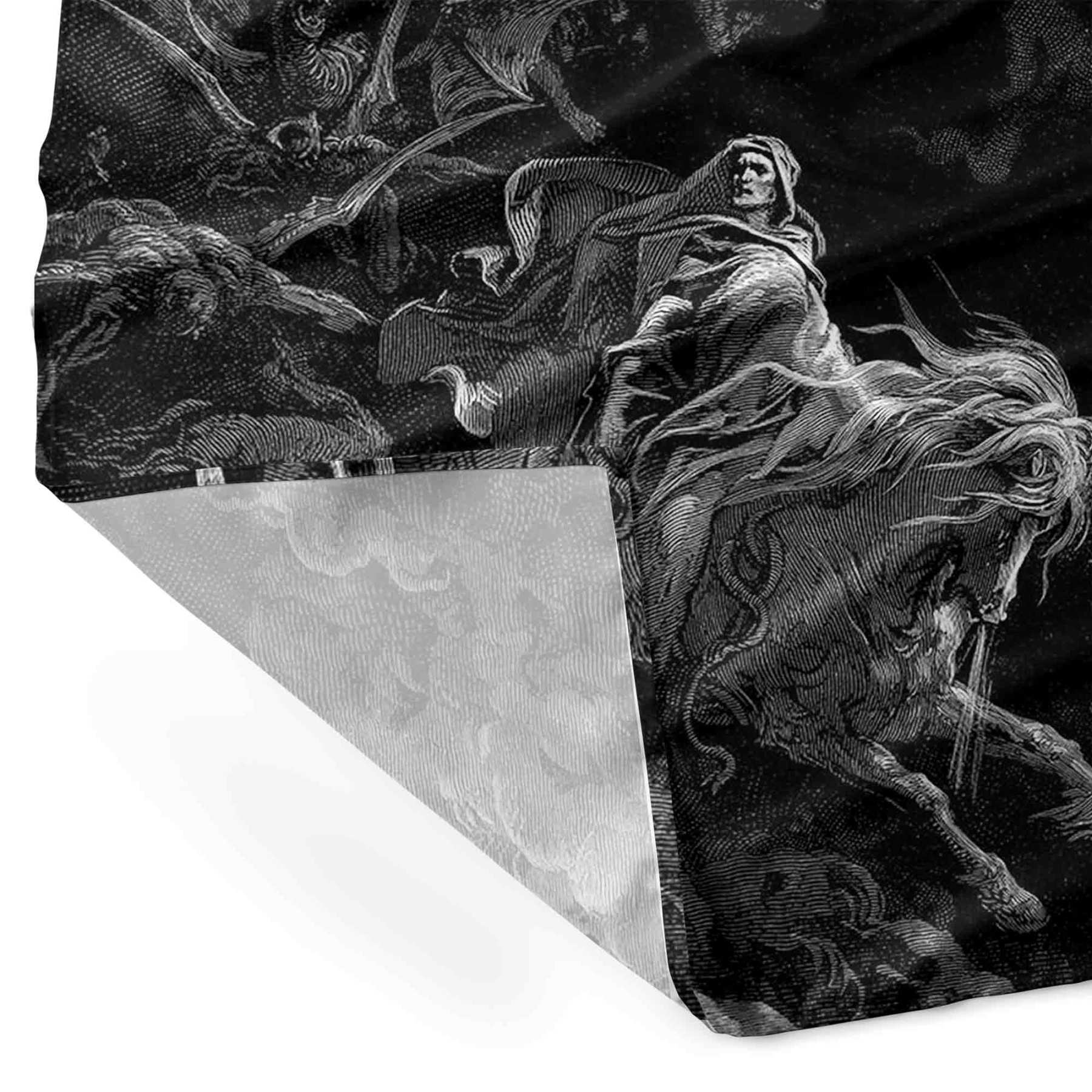 Death on the Pale Horse Square Scarf
