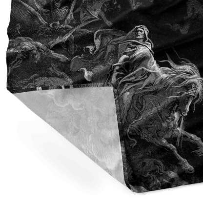 Death on the Pale Horse Square Scarf