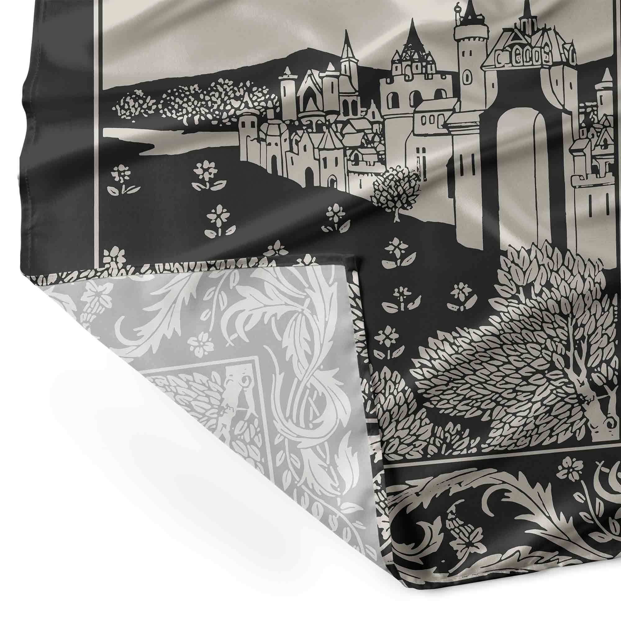 Medieval Castle Square Scarf