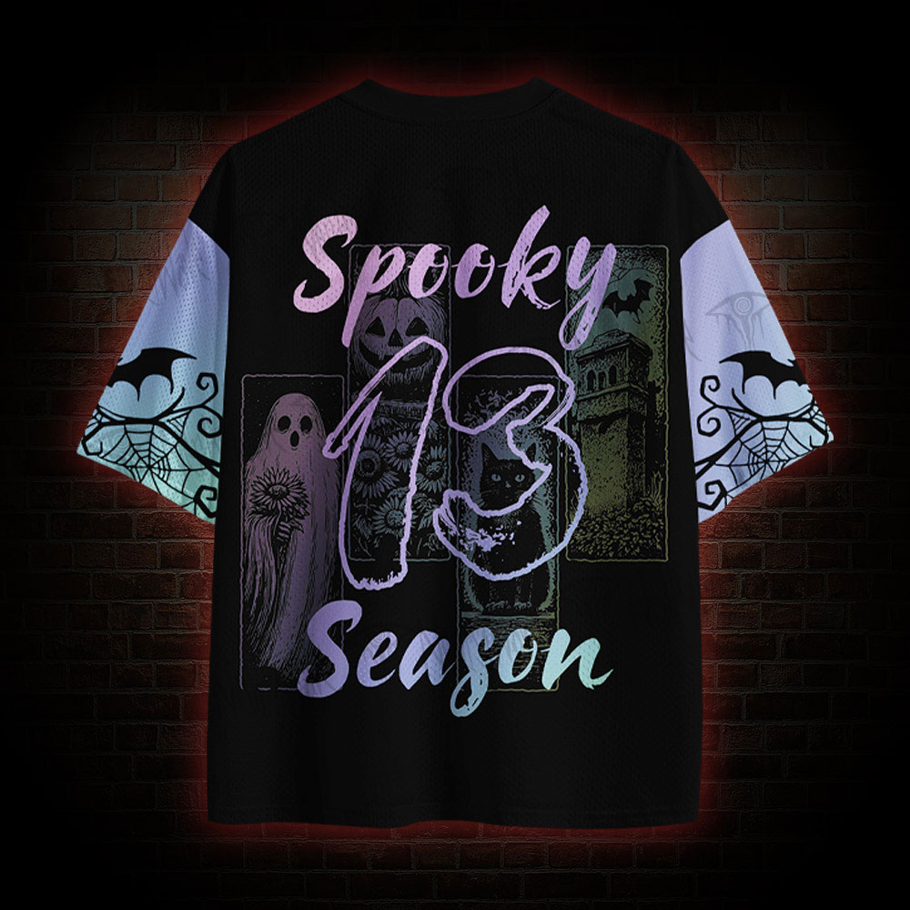 Spooky Season Cat Mesh Jersey