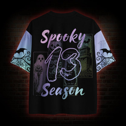 Spooky Season Cat Mesh Jersey
